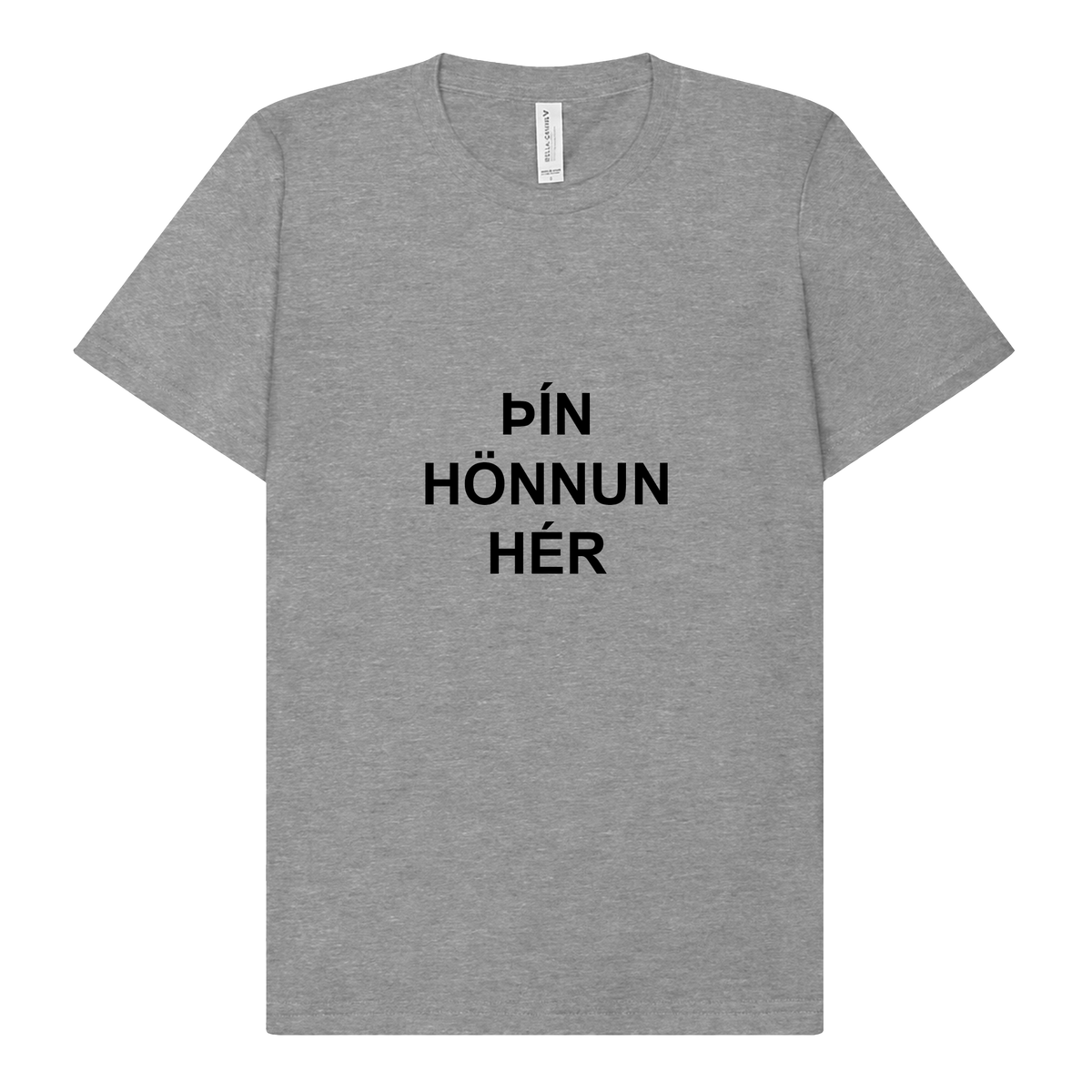 Þín hönnun á Bella+Canvas bol