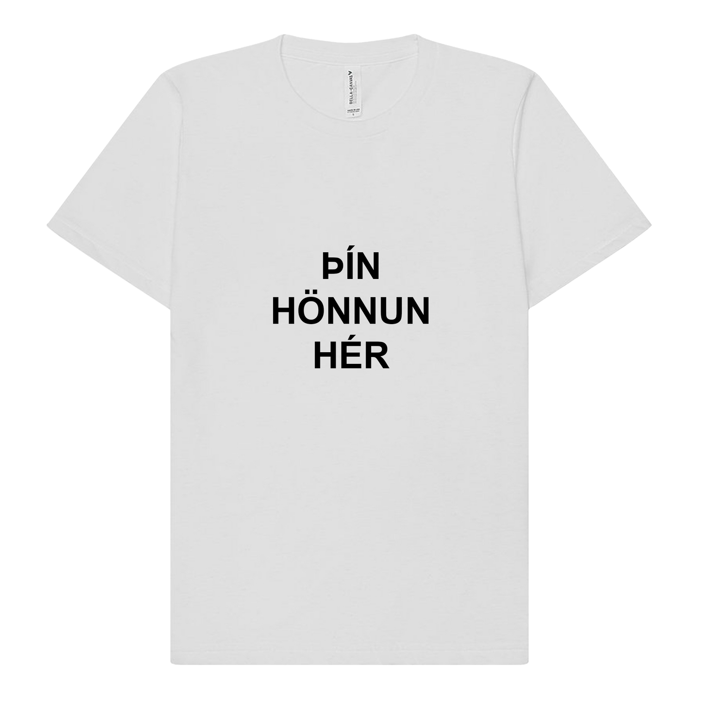 Your design on a Bella+Canvas T-shirt
