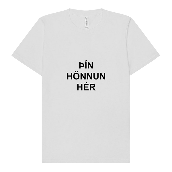 Þín hönnun á Bella+Canvas bol