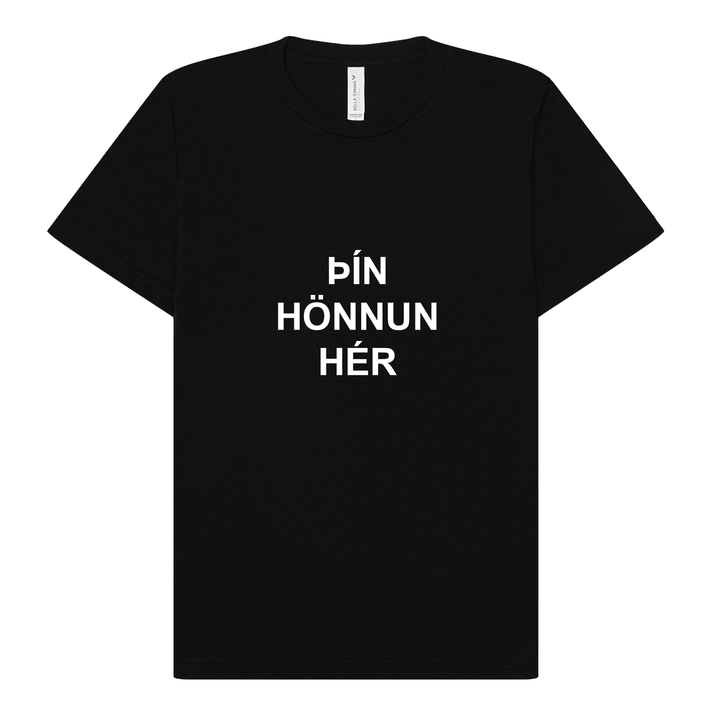 Your design on a Bella+Canvas T-shirt