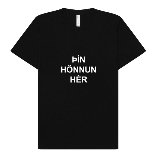 Your design on a Bella+Canvas T-shirt