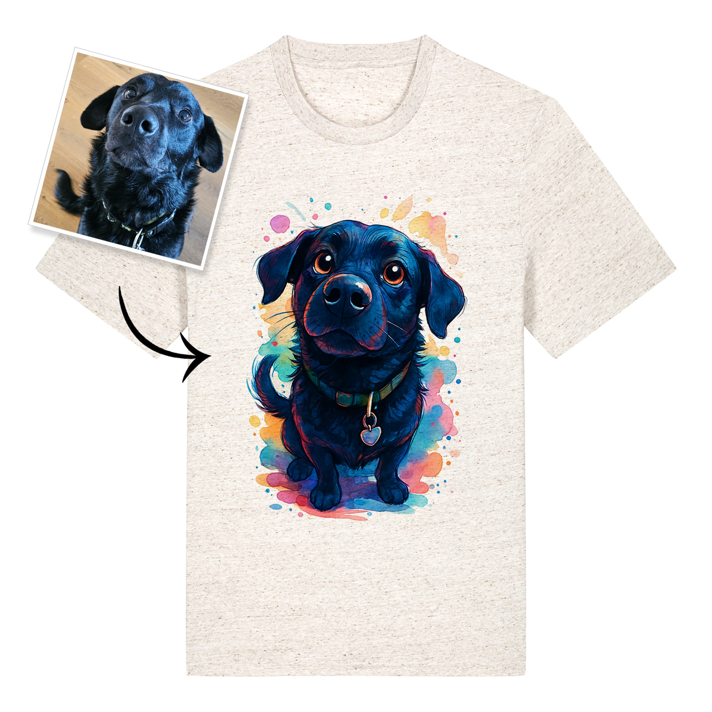 T-shirt - Pet drawing - Version 3