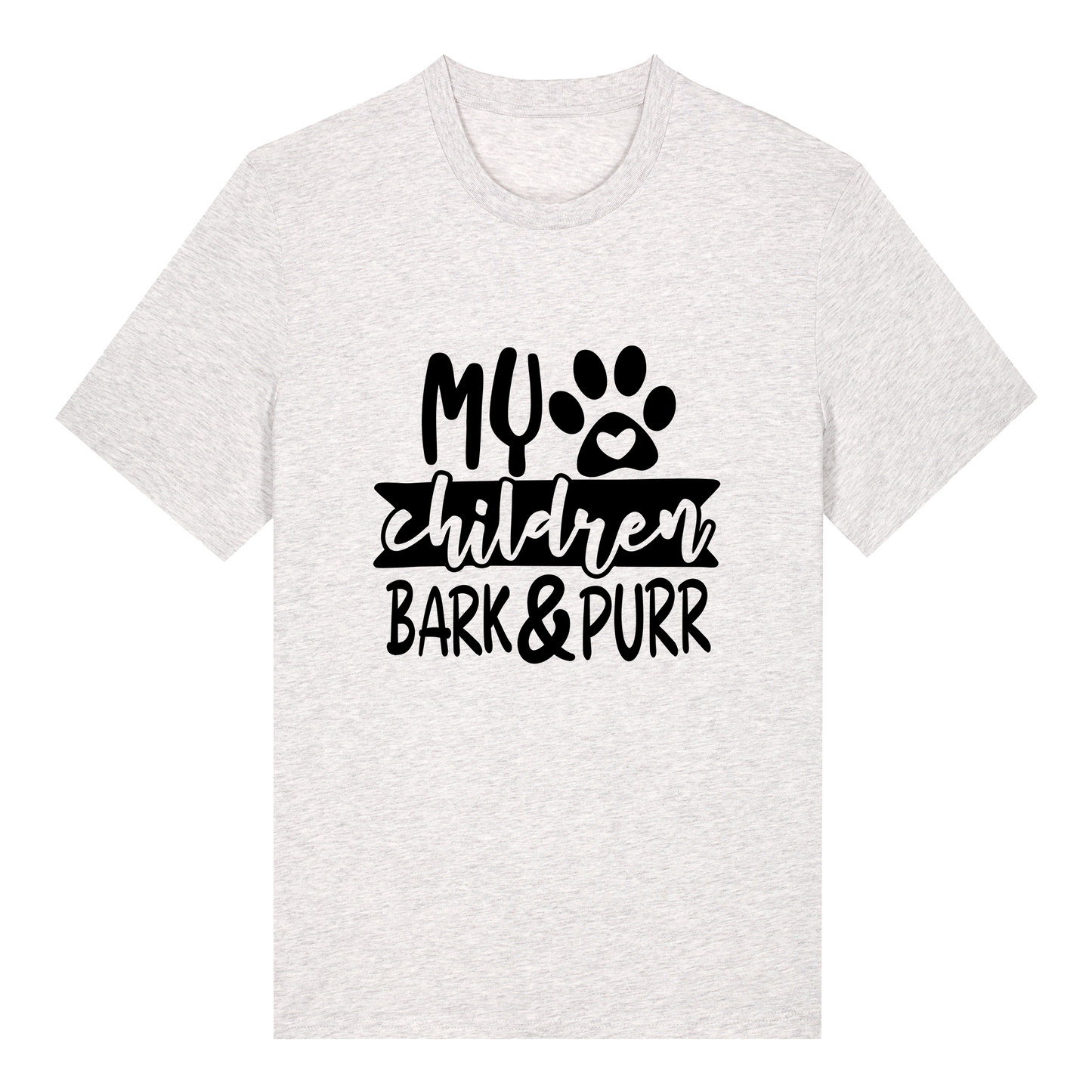 T-shirt - Our design - My children purr/bark