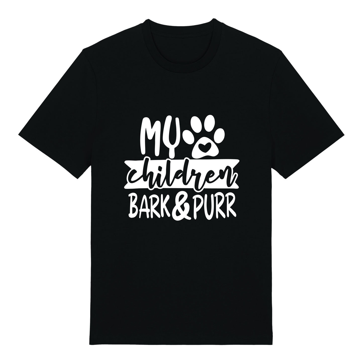 T-shirt - Our design - My children purr/bark