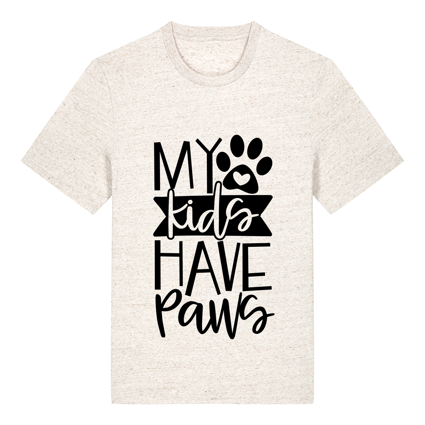 T-shirt - Our design - My kids have paws