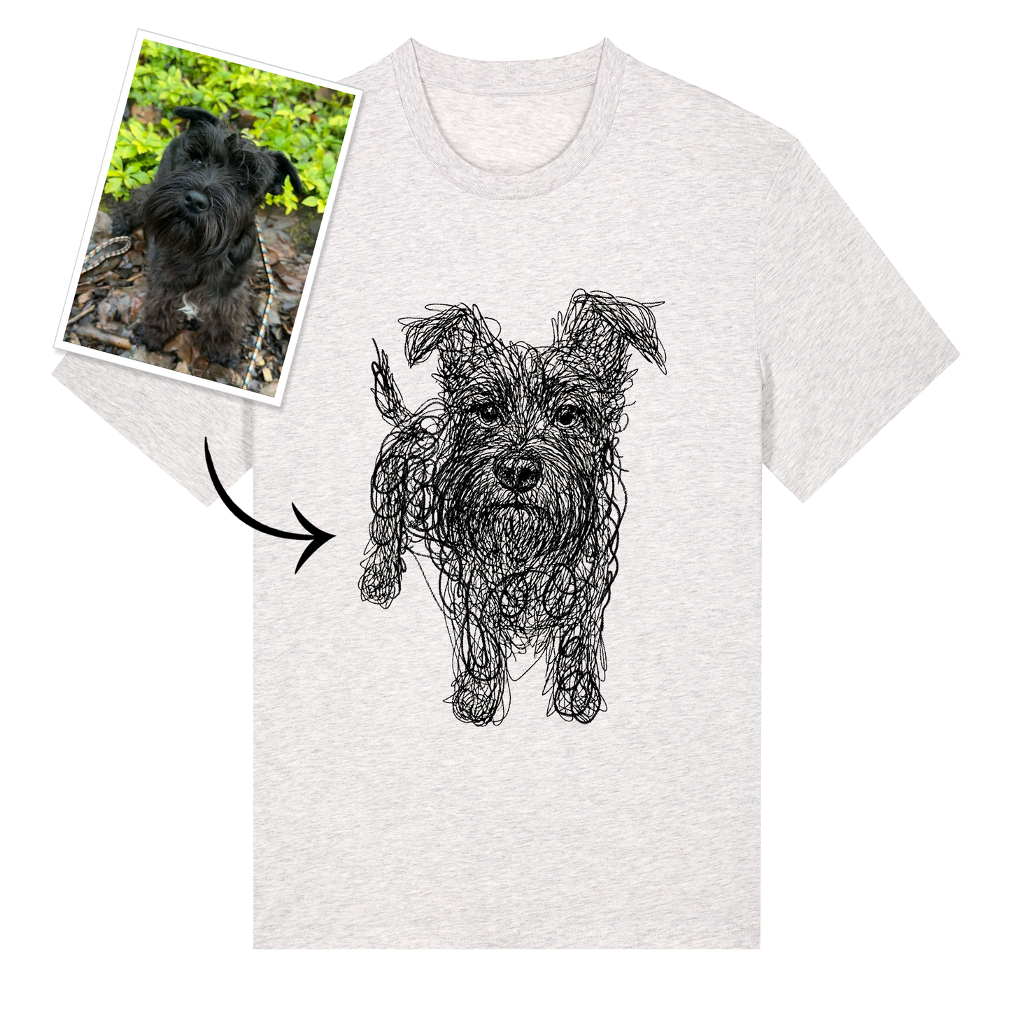 T-shirt - Pet drawing - Version 2