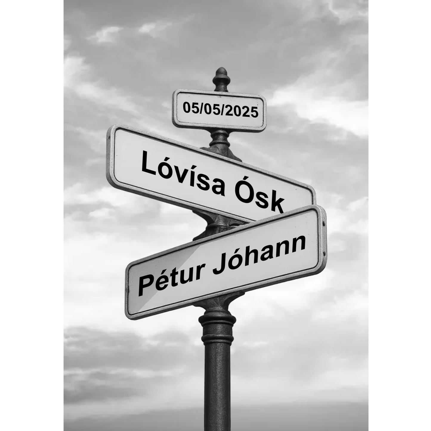 Veggmynd -  Breytileg hönnun - Vegamót