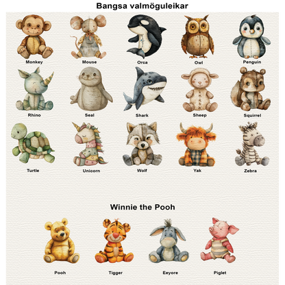 Wall art - Variable Design - Vintage Teddy Bears